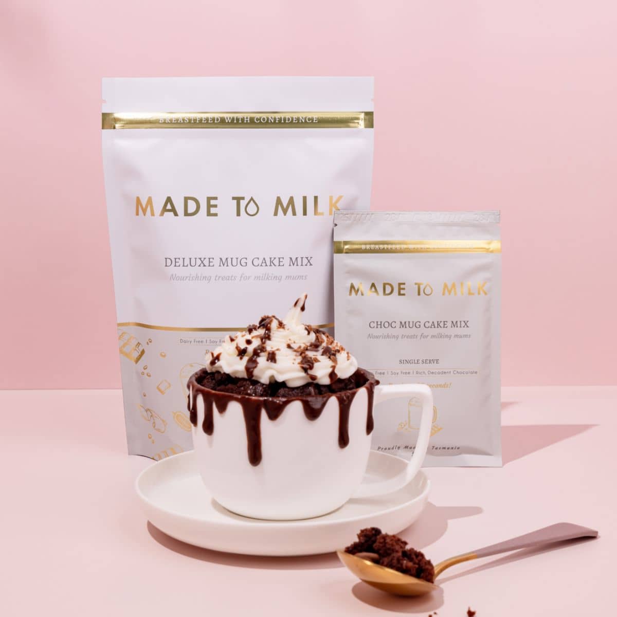 Made to Milk Lactation Chocolate Mug Cake Mix - Single Serve