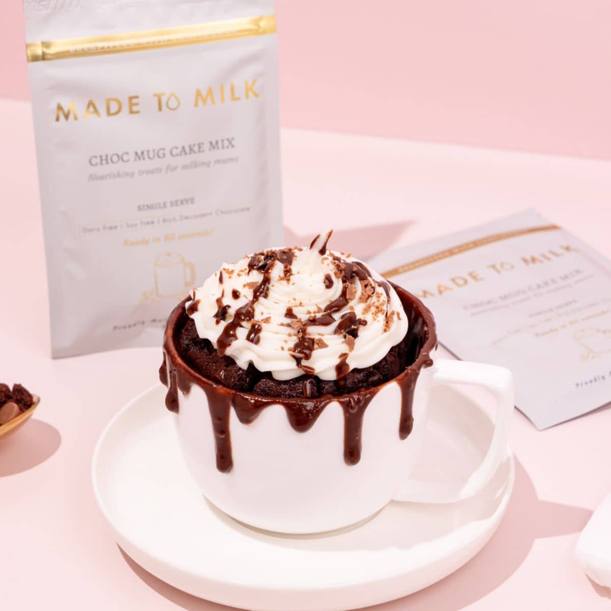 Made to Milk Lactation Chocolate Mug Cake Mix - Single Serve