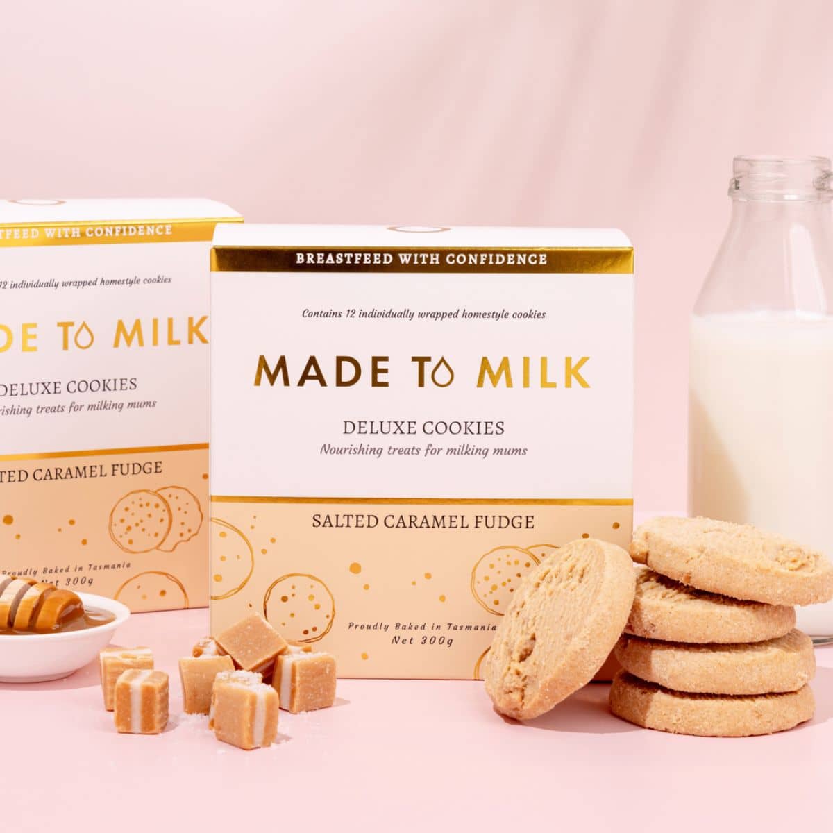 Made to Milk Lactation Cookies - Salted Caramel Fudge