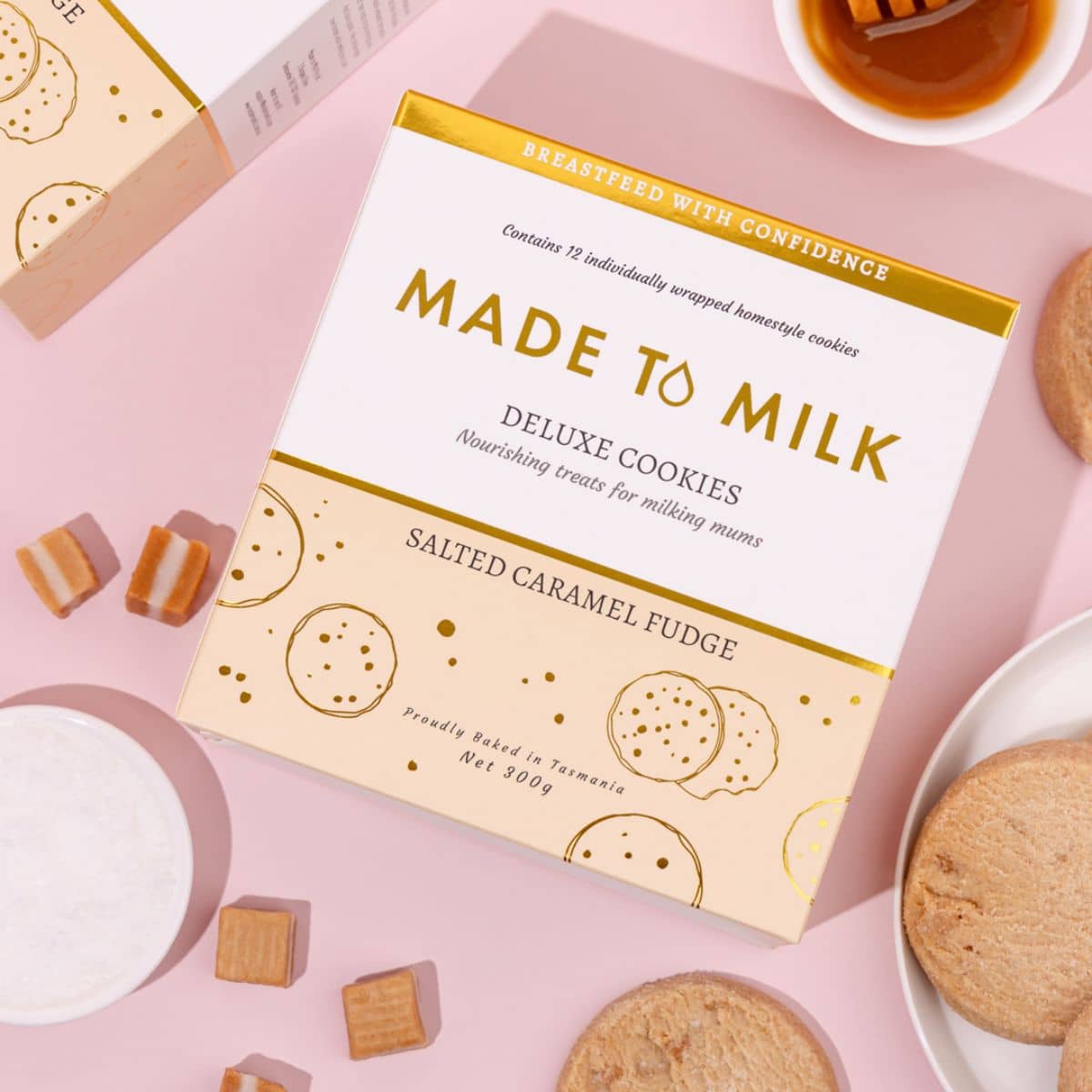 Made to Milk Lactation Cookies - Salted Caramel Fudge