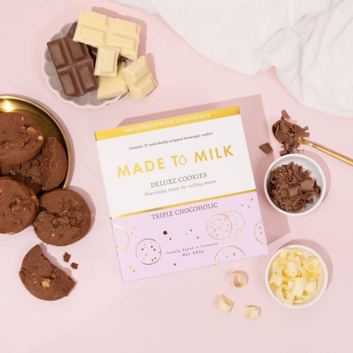 Made to Milk Lactation Cookies - Triple Chocoholic