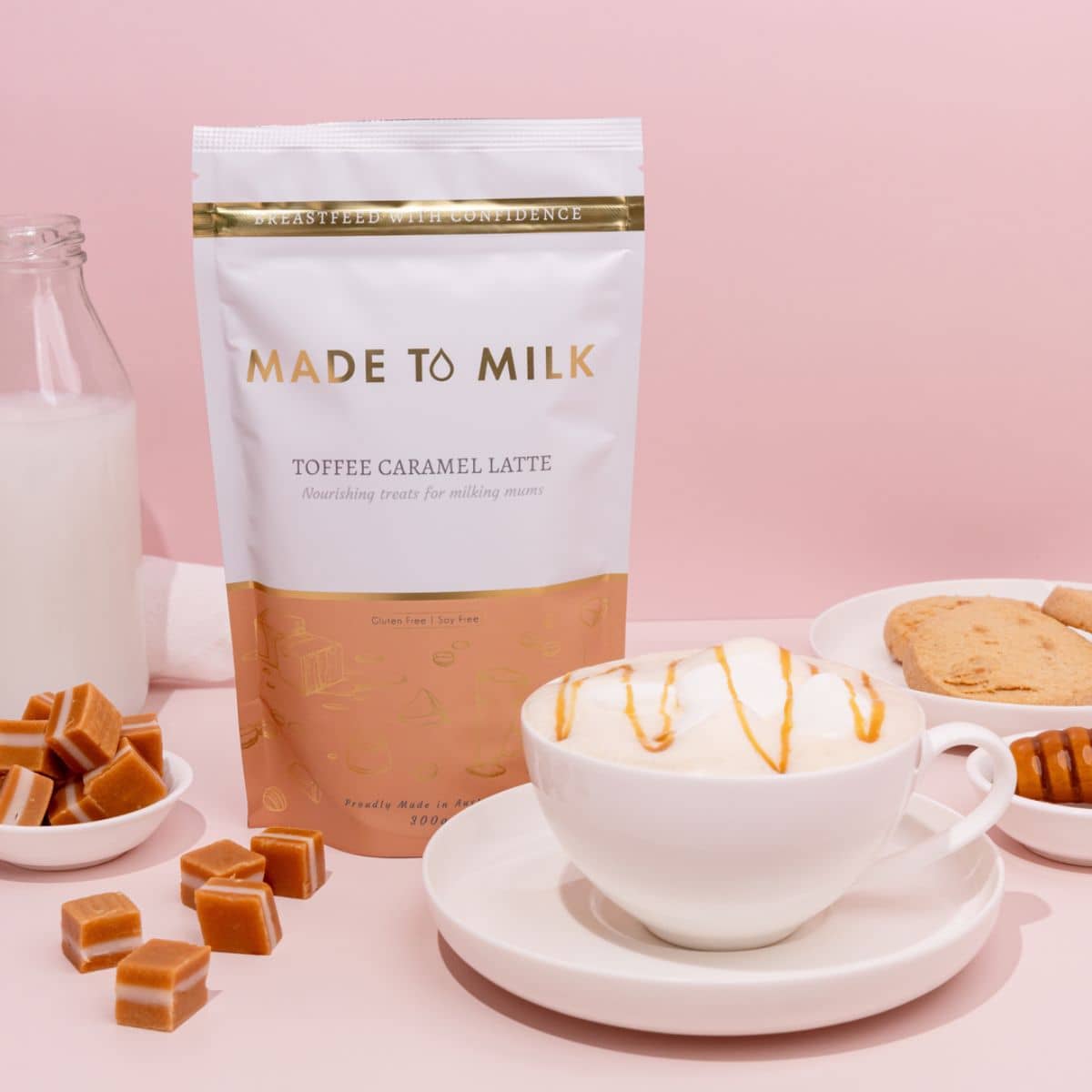 Made to Milk - Lactation Toffee Caramel Latte
