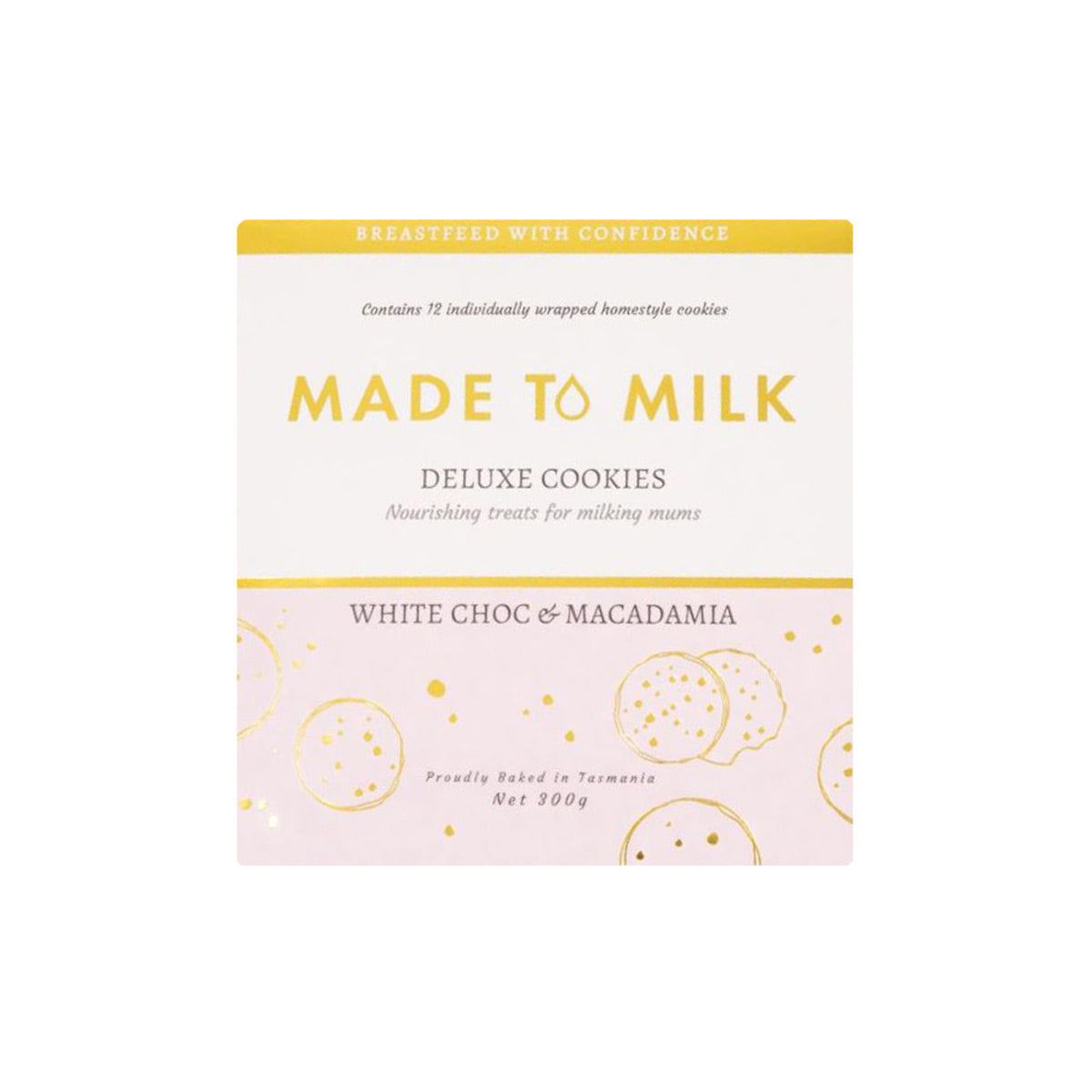 Made to Milk Lactation Cookies - White Choc & Macadamia Nut