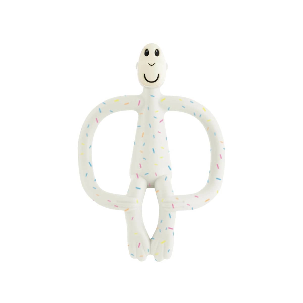 Matchstick Monkey Teething Toy and Gel Applicator - Confetti Cream
