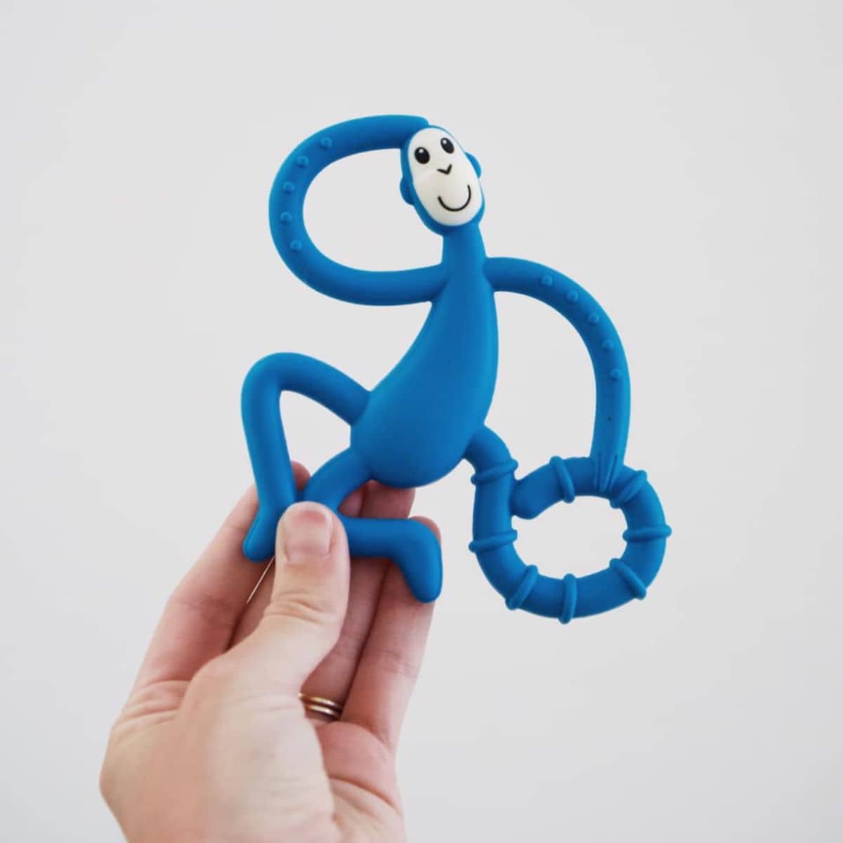 Matchstick Monkey Dancing Monkey Teether - Blue
