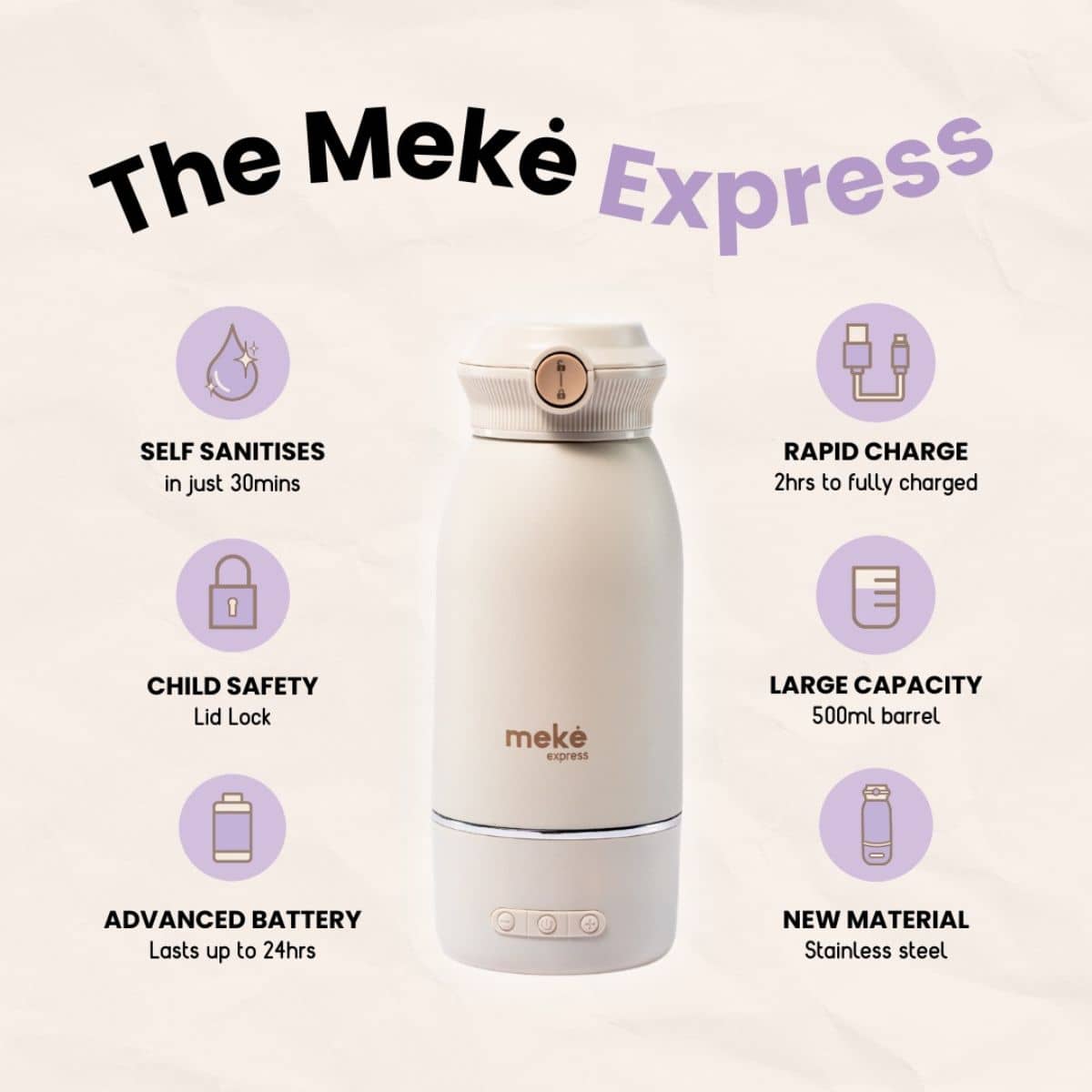 Meke Baby Express Milk Warmer