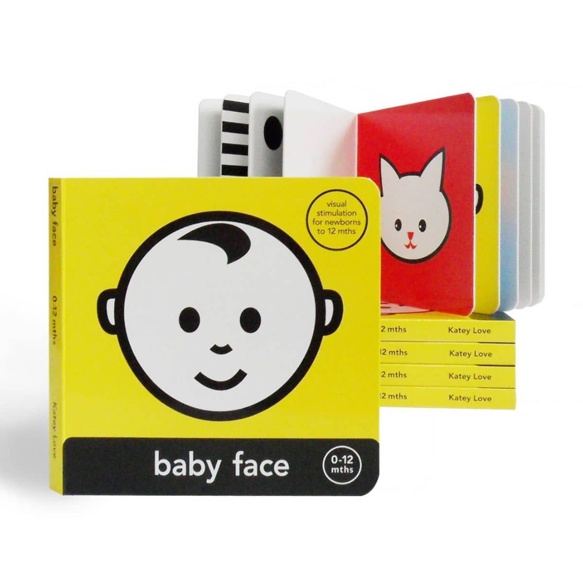 Mesmerised Babyface Baby Board Book