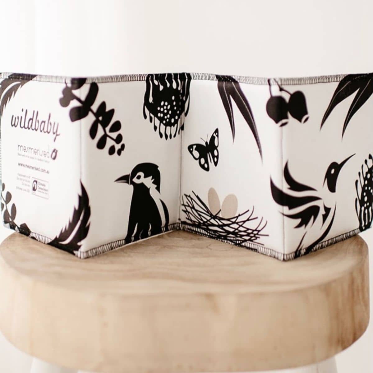 Mesmerised Wildbaby Organic Cloth Book