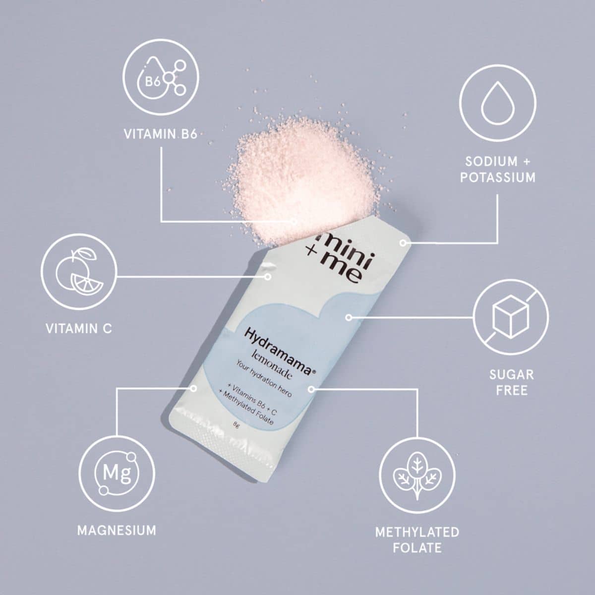 Mini + Me Hydramama Hydration Support Drink - Lemonade
