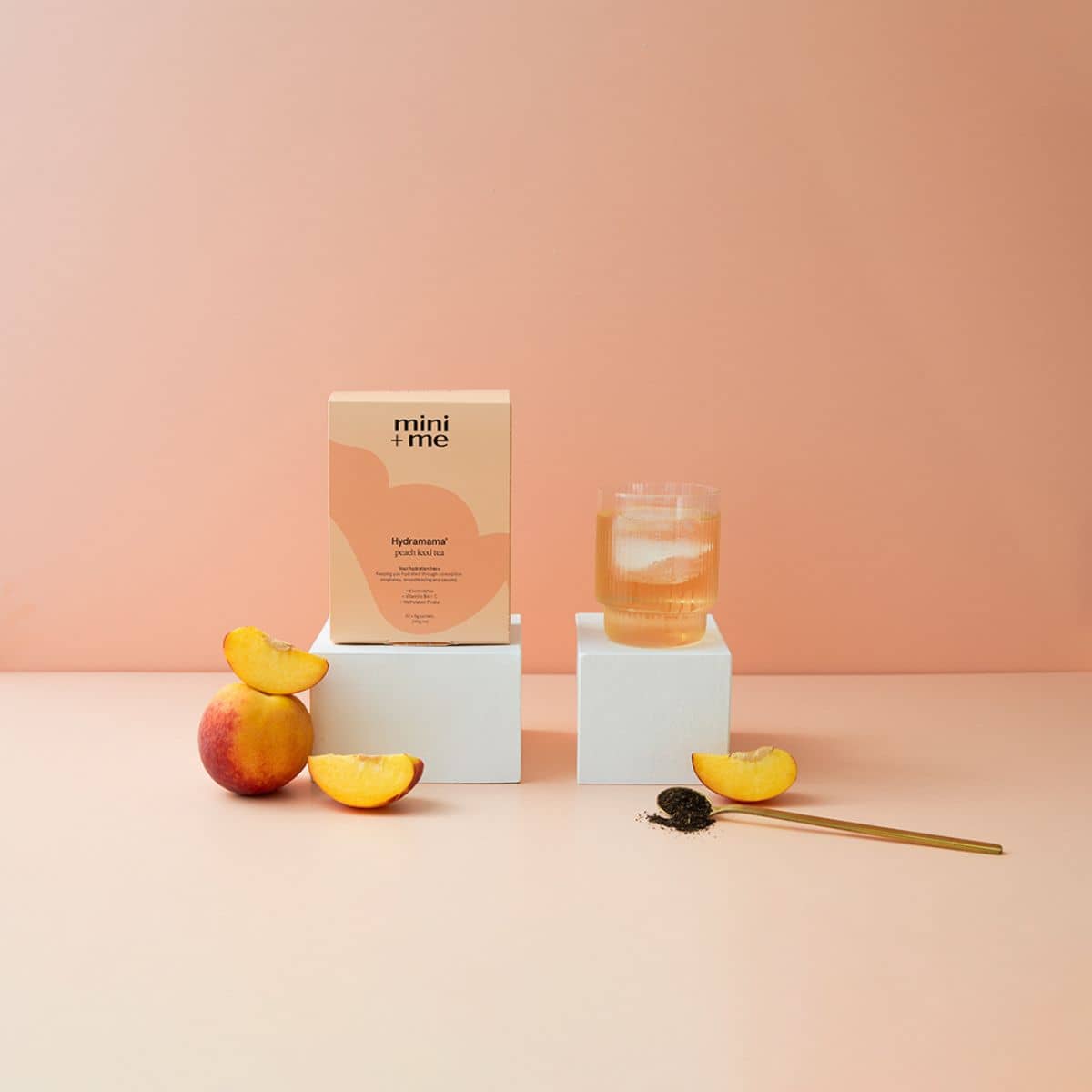 Mini + Me Hydramama Hydration Support Drink - Peach Iced Tea