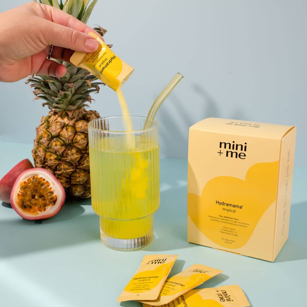 Mini + Me Hydramama Hydration Support Drink - Tropical