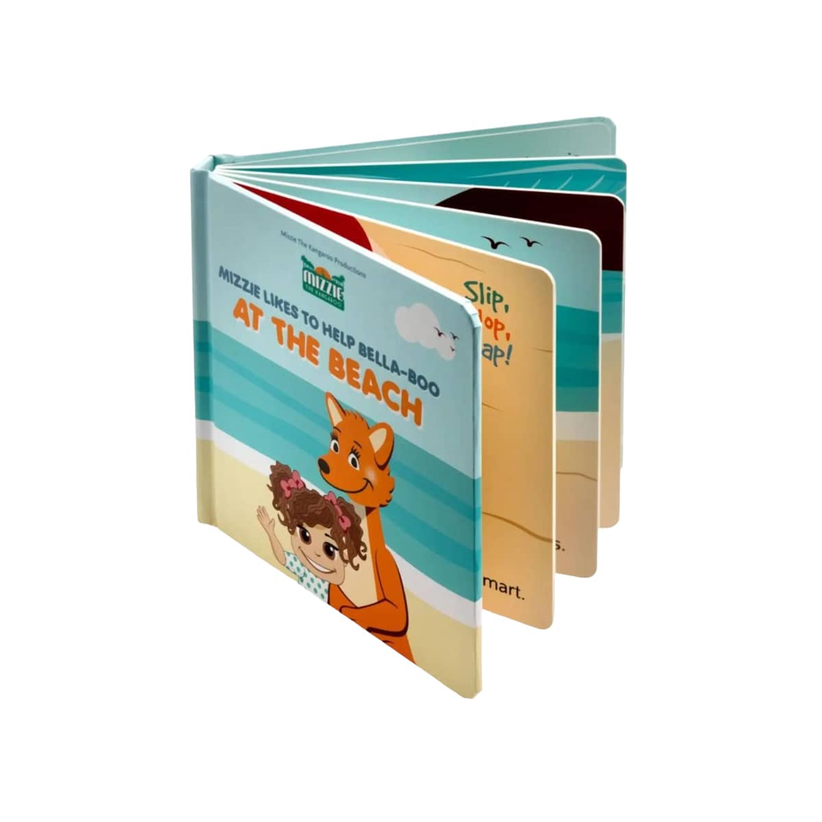 Mizzie the Kangaroo - Touch & Feel Book - At the Beach