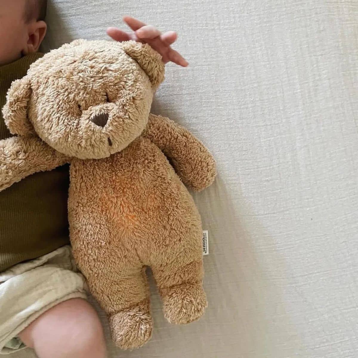 Moonie Organic Humming Bear - Cappuccino