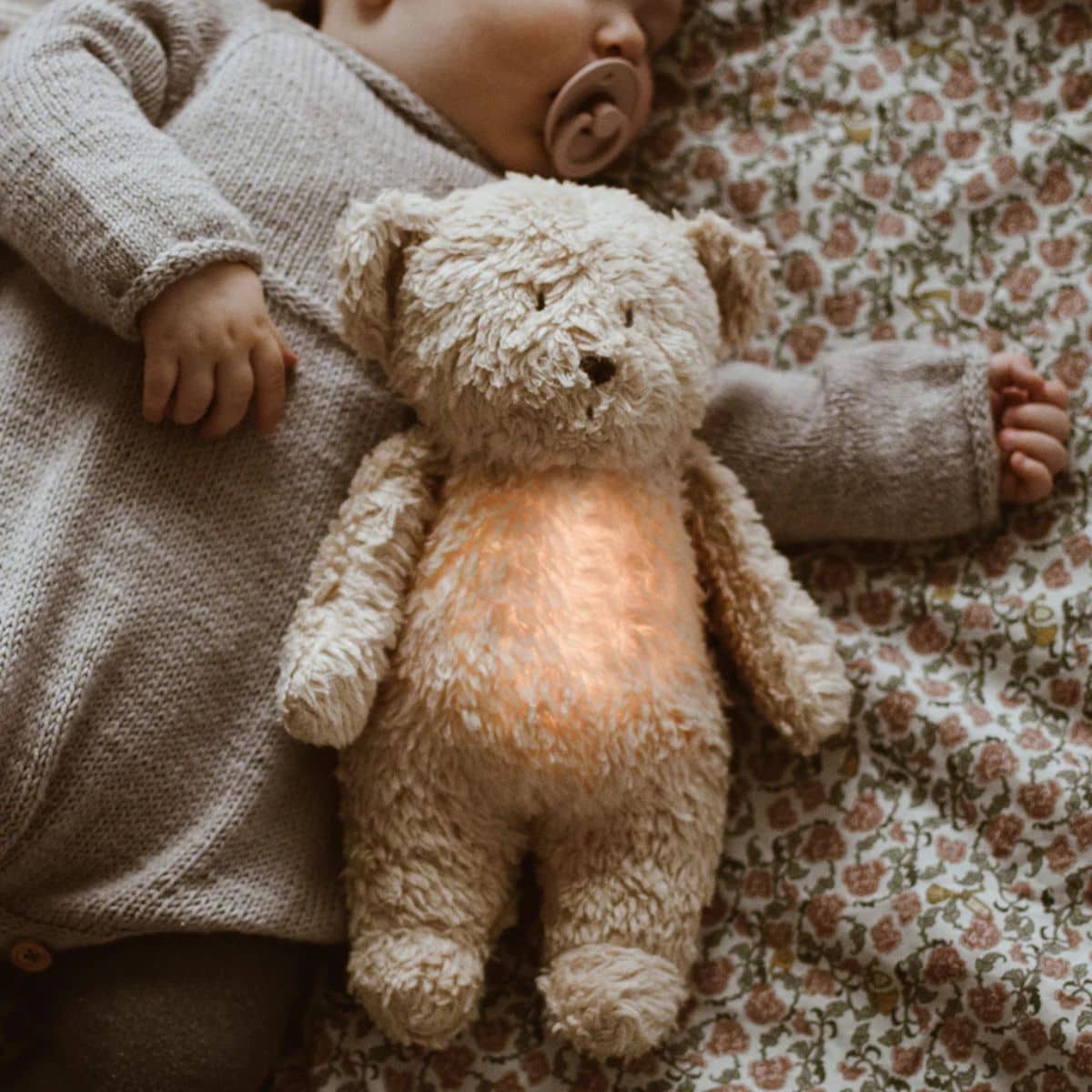 Moonie Organic Humming Bear - Sand