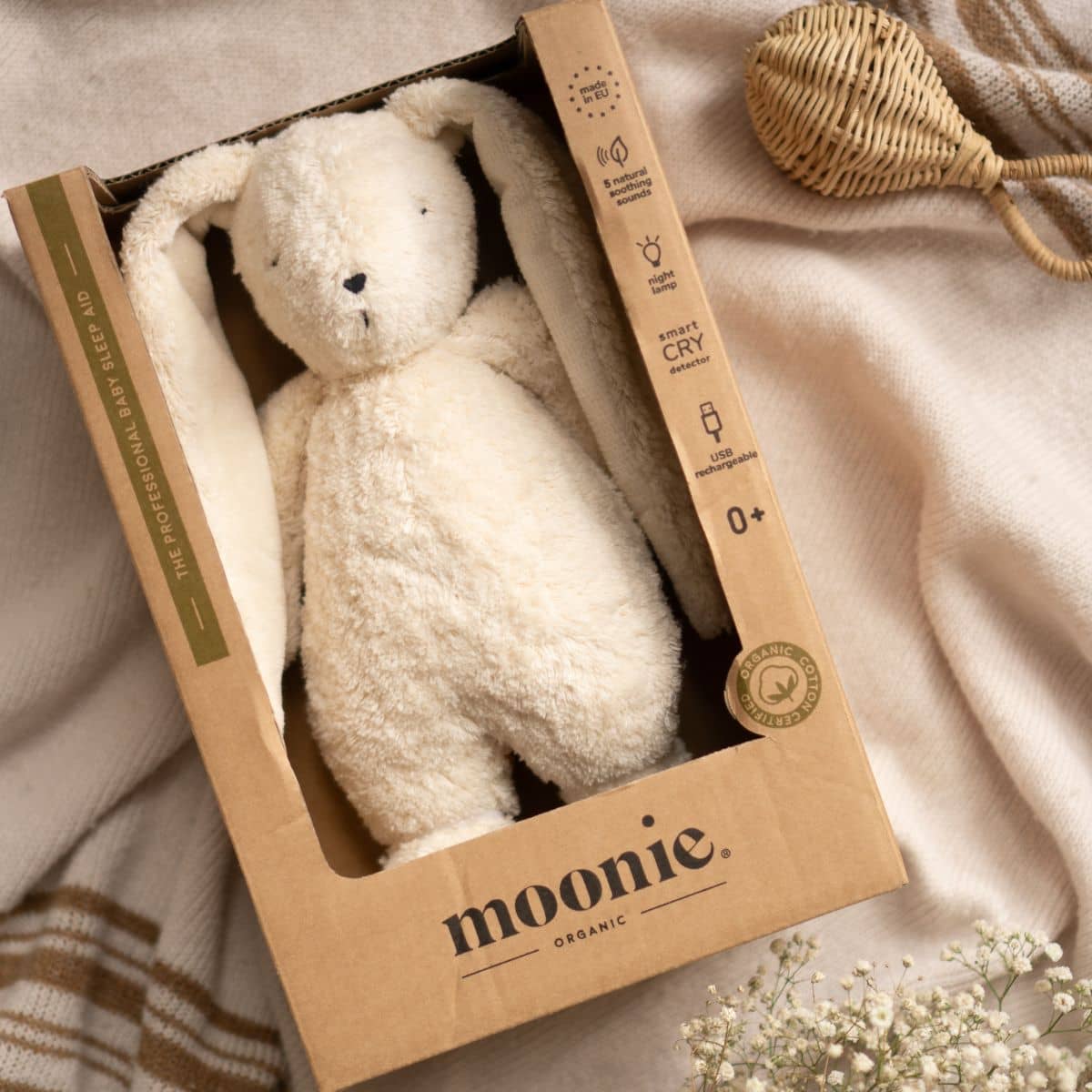 Moonie Organic Humming Bunny - Polar