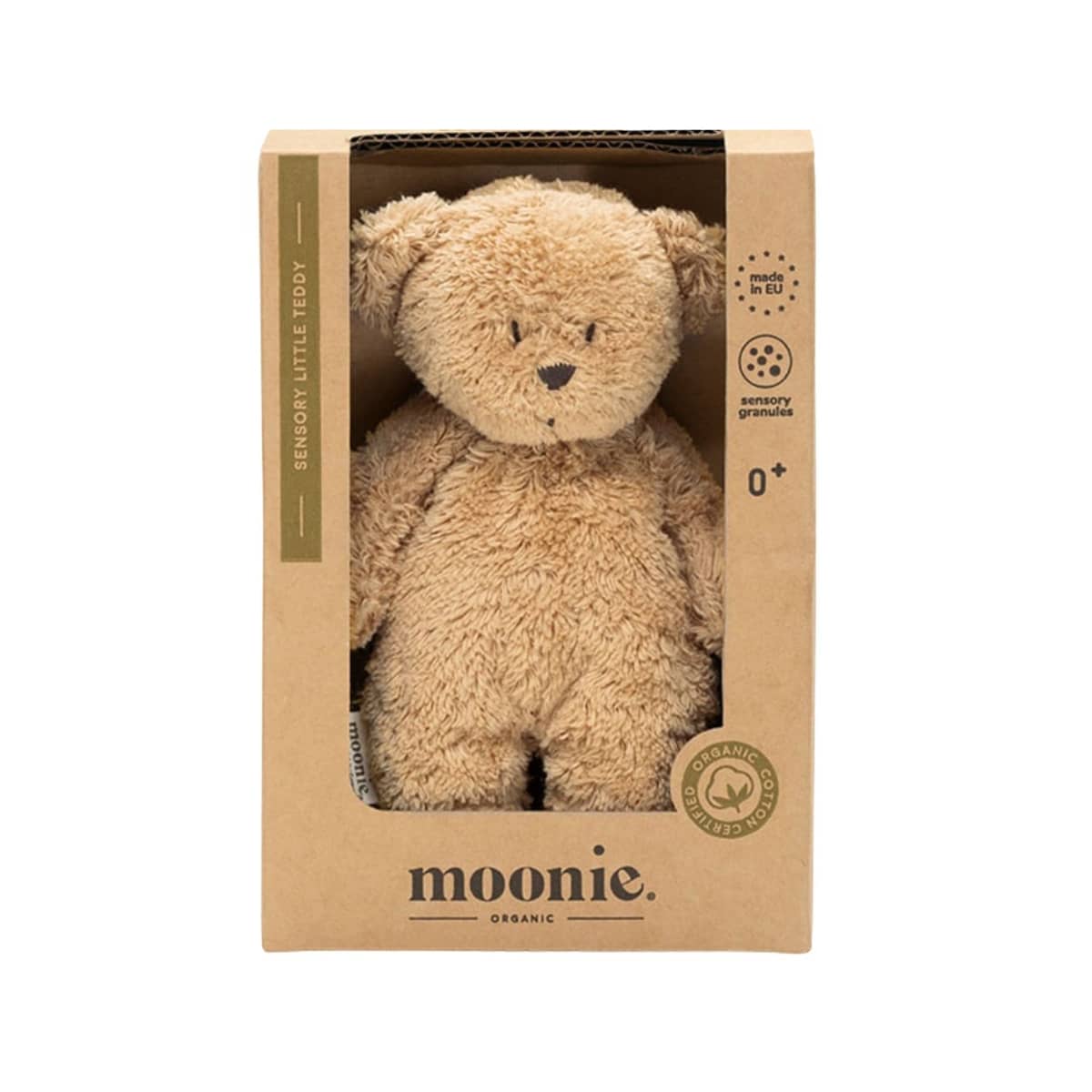 Moonie Sensory Little Teddy - Cappuccino
