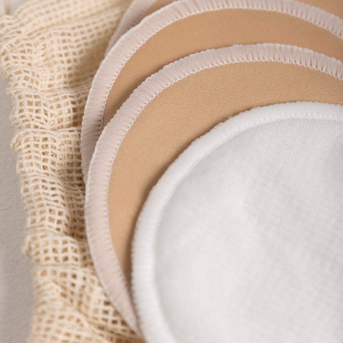 Moonu Reusable Nursing Pads - Butterscotch