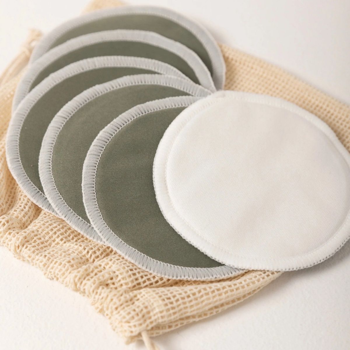 Moonu Reusable Nursing Pads - Eucalyptus