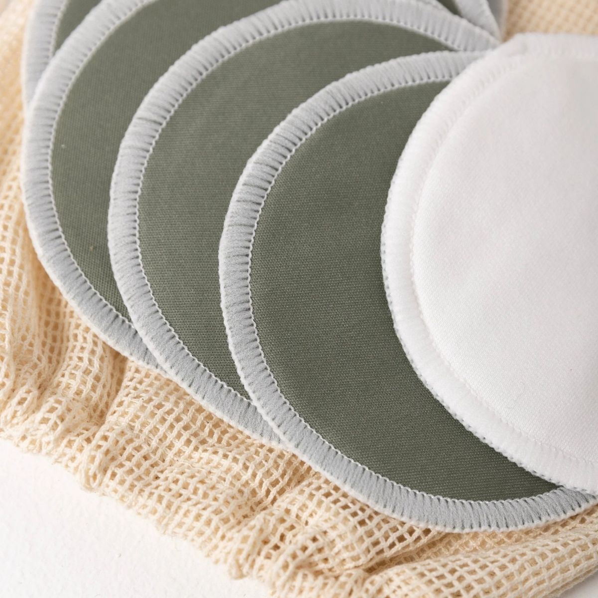 Moonu Reusable Nursing Pads - Eucalyptus