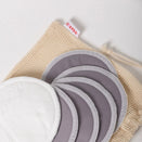 Moonu Reusable Nursing Pads - Steel