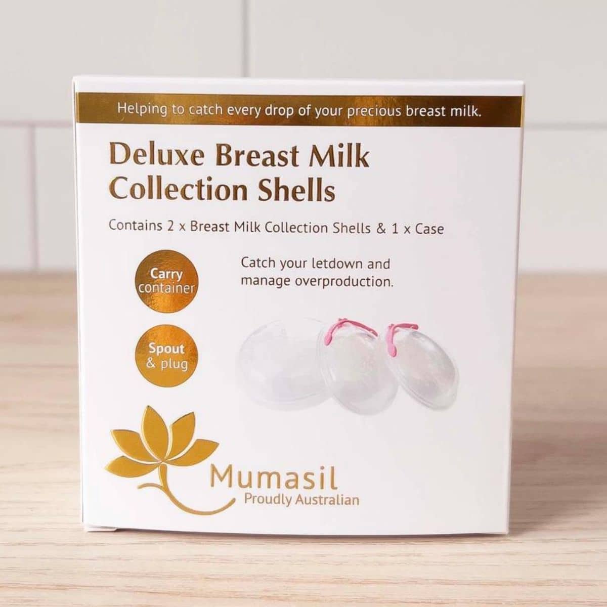 Mumasil Deluxe Breast Milk Collection Shells