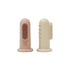 Mushie Finger Toothbrush - Blush & Shifting Sand