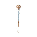 Mushie Pacifier Clip - Eva - Cloud
