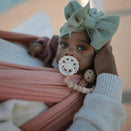 Mushie Pacifier Clip - Eva