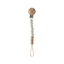 Mushie Pacifier Clip - Eva - Sage
