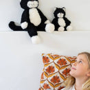 Nana Huchy Checkers the Kitten - Black