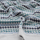 Nana Huchy Confetti Stripe Baby Blanket - Blue