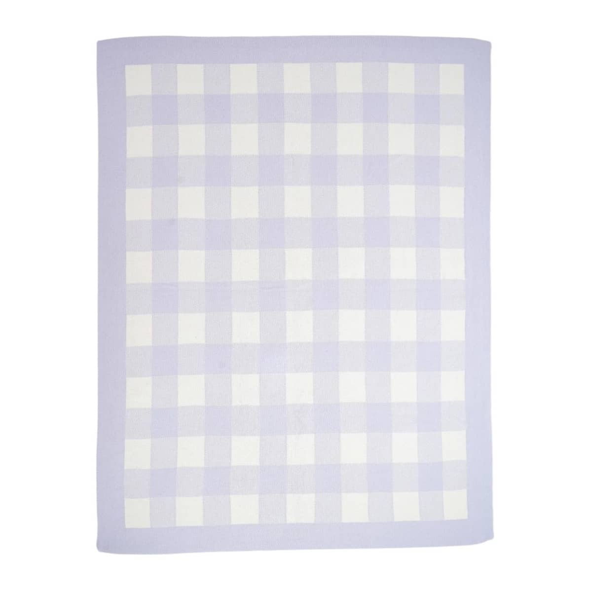 Nana Huchy Gingham Baby Blanket - Lilac