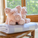 Nana Huchy Gingham Baby Blanket - Lilac