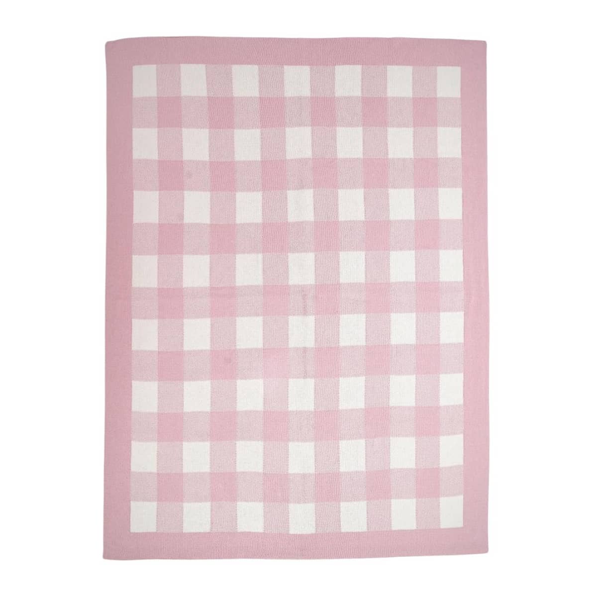 Nana Huchy Gingham Baby Blanket - Pink