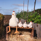 Nana Huchy Henrietta the Hen Rattle - Cream