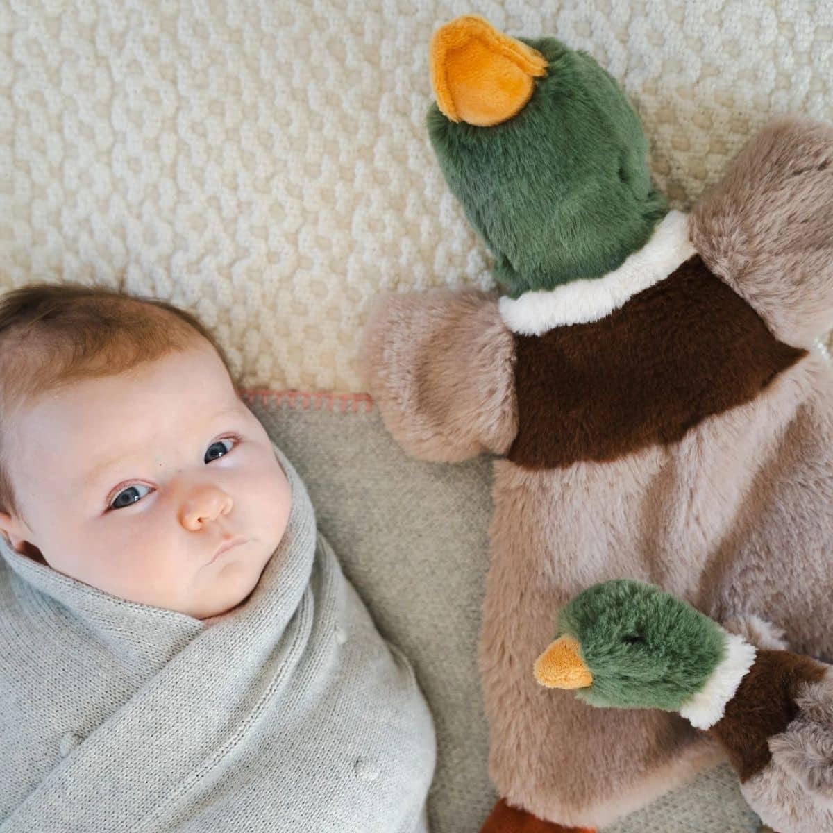 Nana Huchy Hugo the Mallard Duck Hoochy Coochie Comfort Puppet
