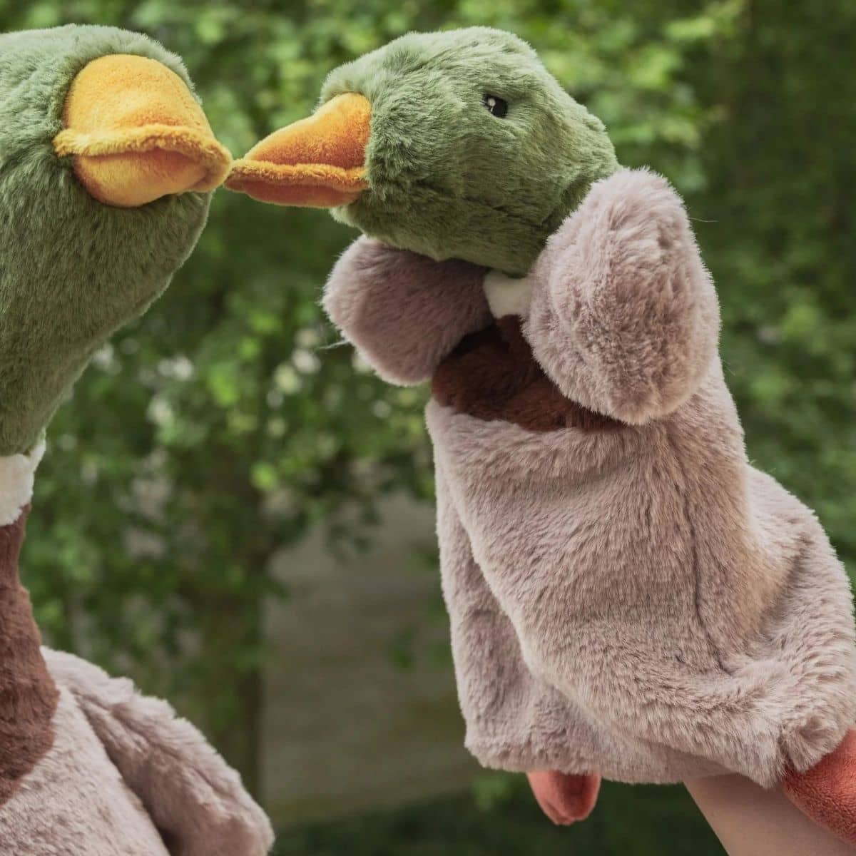 Nana Huchy Hugo the Mallard Duck Hoochy Coochie Comfort Puppet