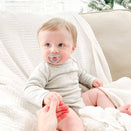 Nanobebe Flexy Silicone Pacifier - Twin Pack - Grey