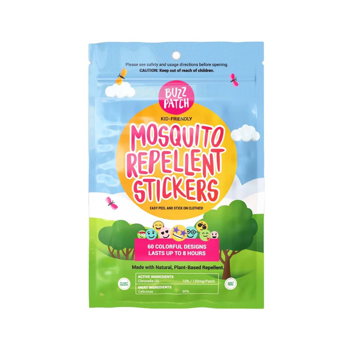 Natpat BuzzPatch Organic Mosquito Repellent Stickers