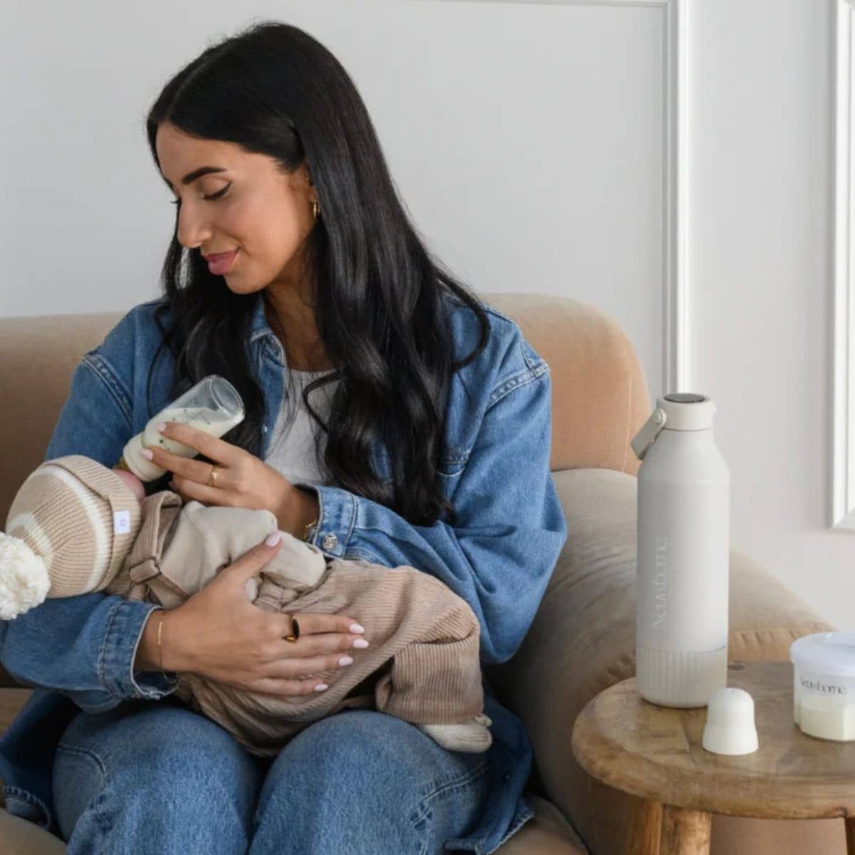 Neuwborne Formula Feeding Baby Thermos - Sand