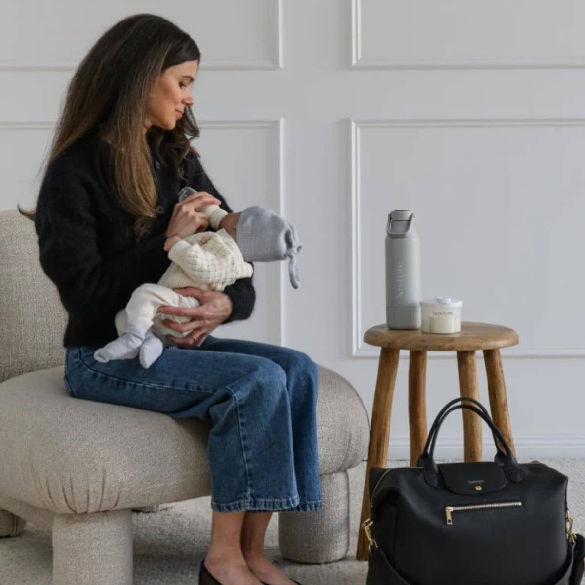 Neuwborne Formula Feeding Baby Thermos - Stone