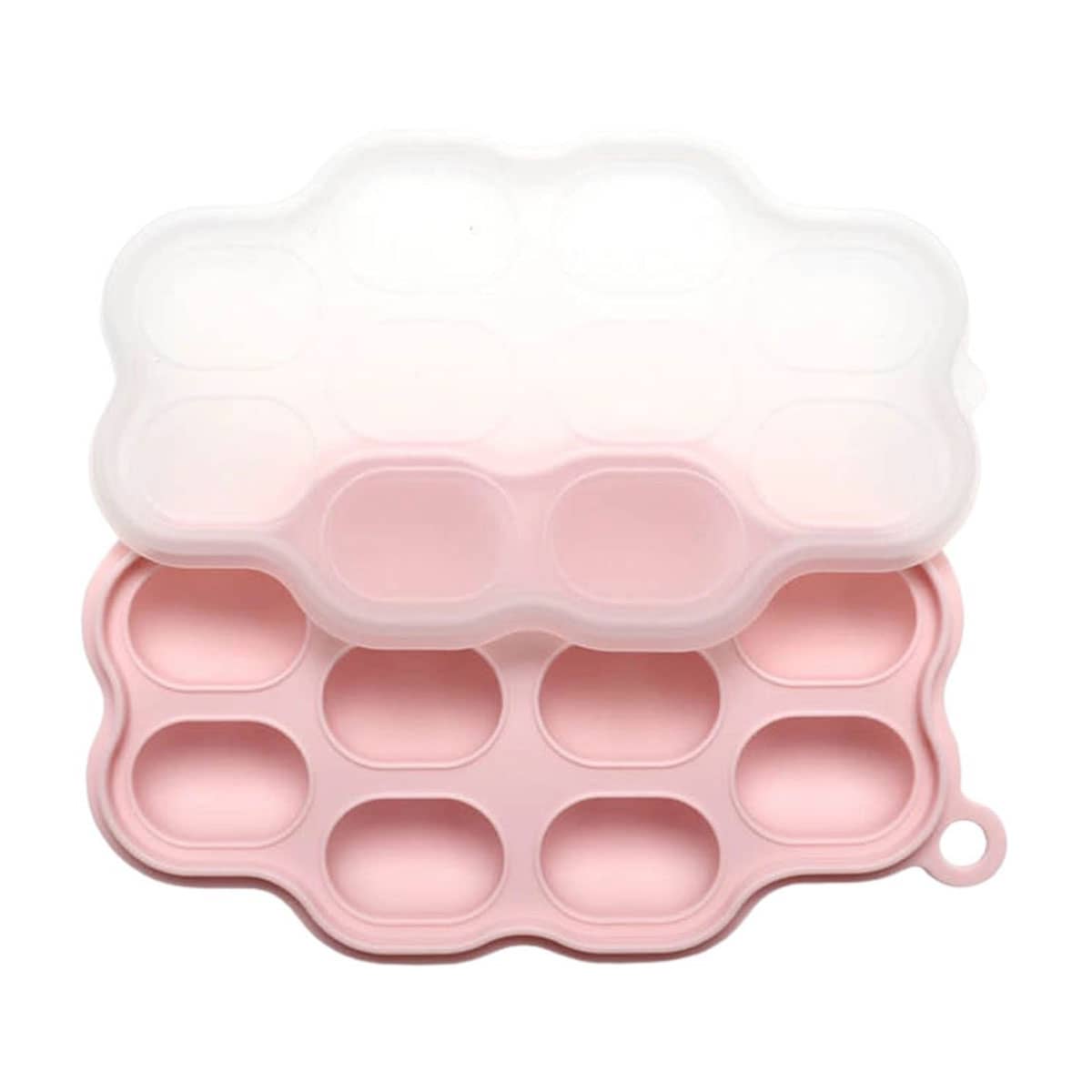Nibble and Rest - Mini Silicone Freezer Tray with Lid - Pink