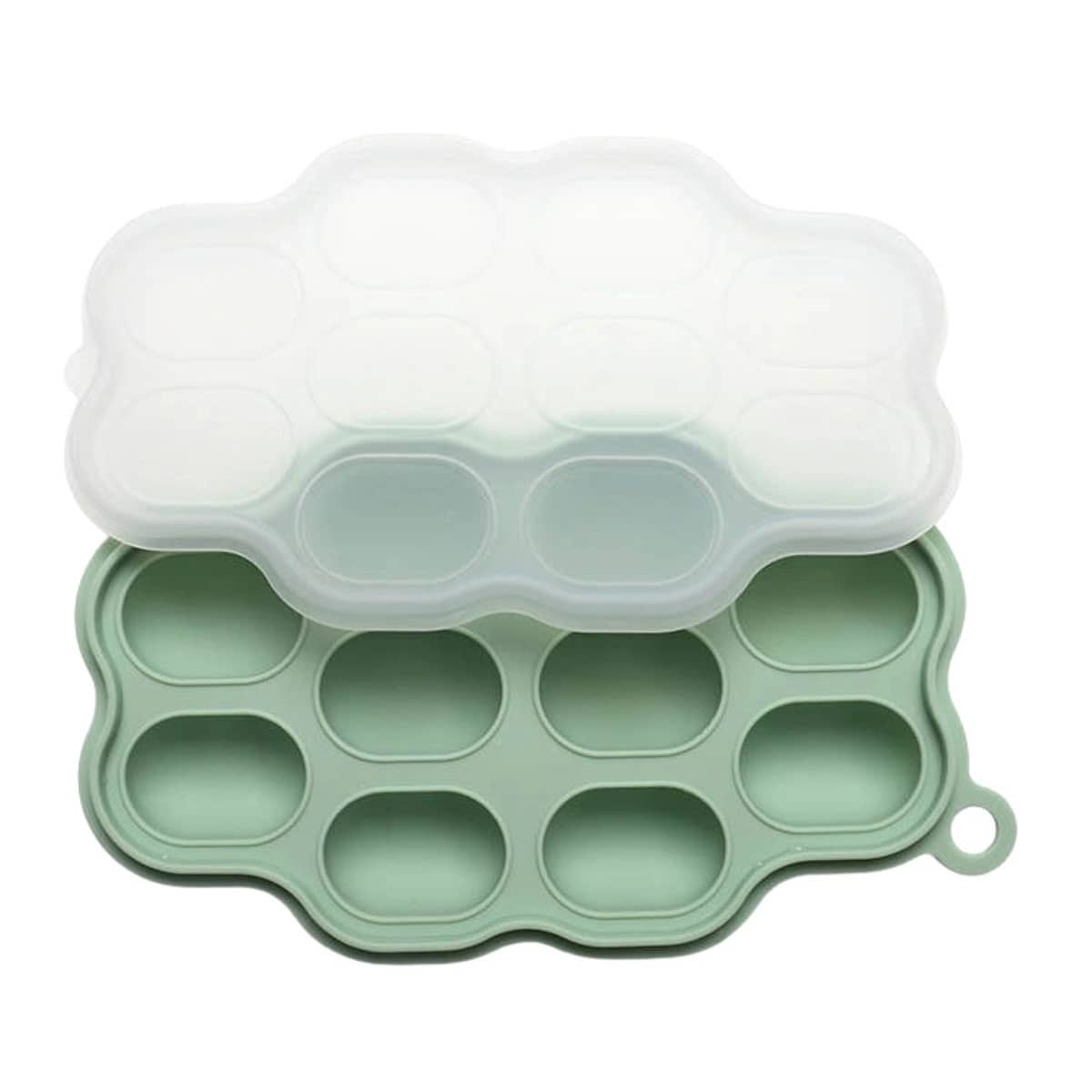 Nibble and Rest - Mini Silicone Freezer Tray with Lid - Sage