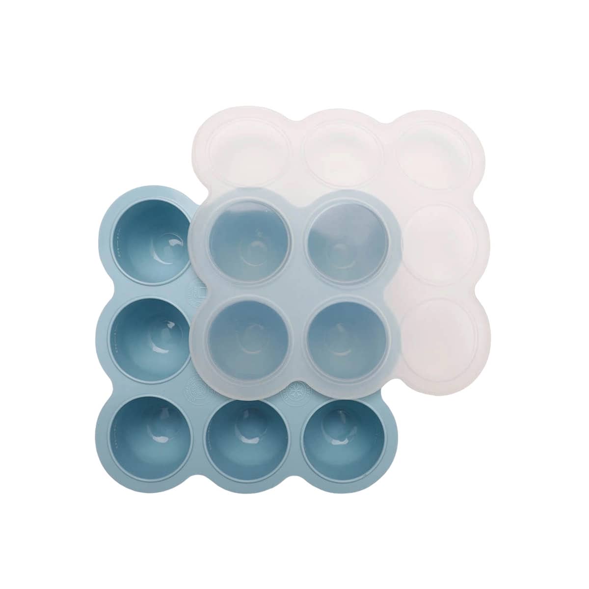 Nibble and Rest - Silicone Freezer Tray with Lid - Blue