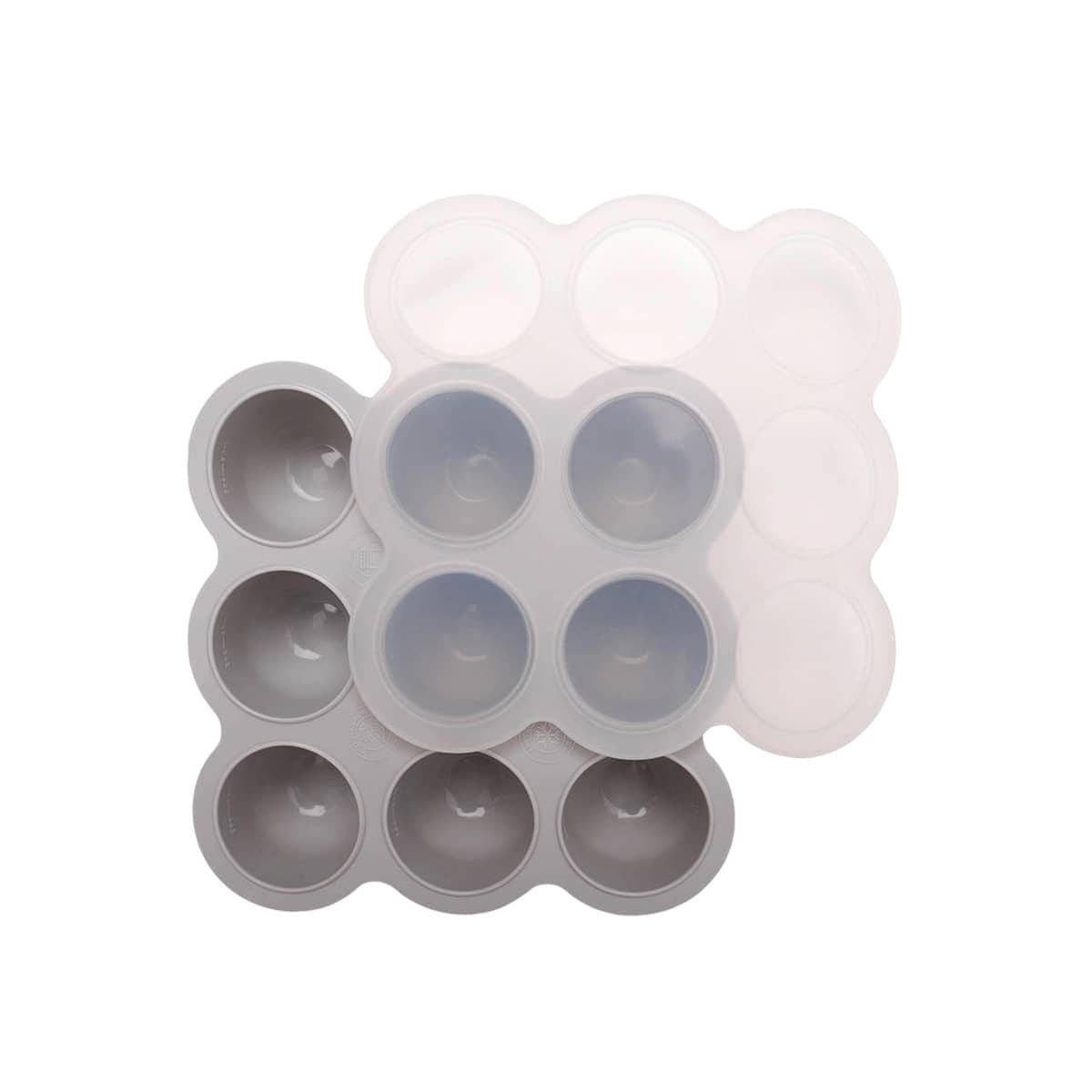 Nibble and Rest - Silicone Freezer Tray with Lid - Grey
