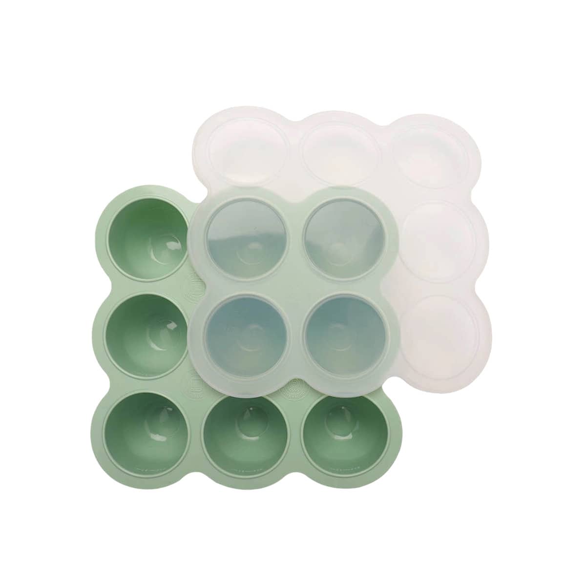 Nibble and Rest - Silicone Freezer Tray with Lid - Sage