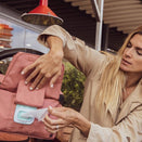 Nikidom Stroller Organiser Bag - Coral Pink