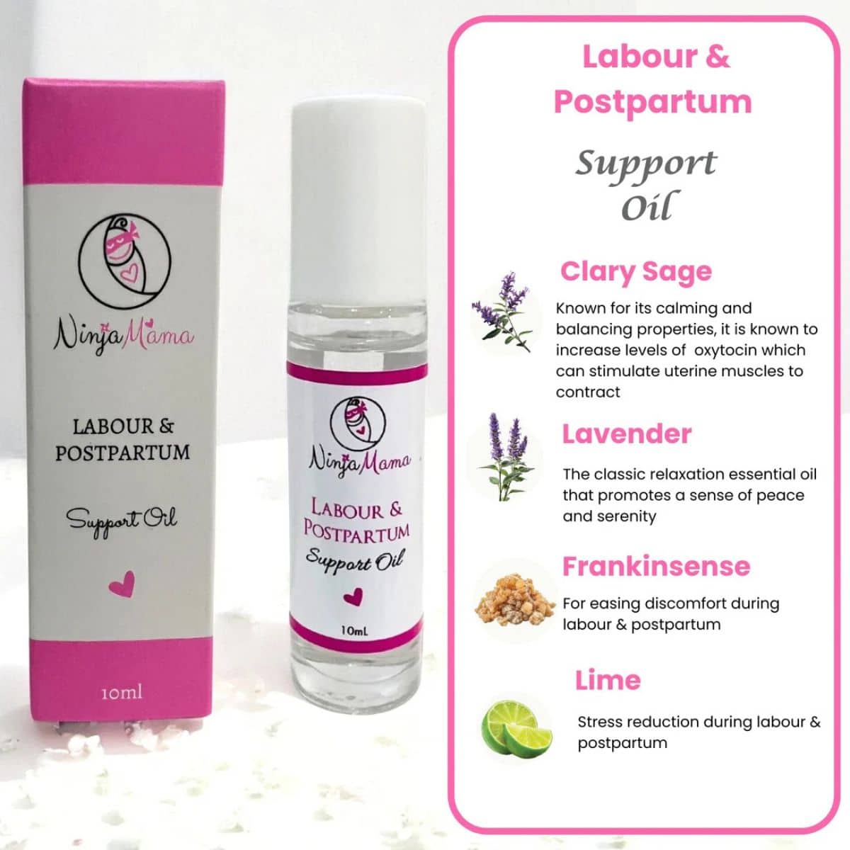 Ninja Mama Labour and Postpartum Support Oil Roller