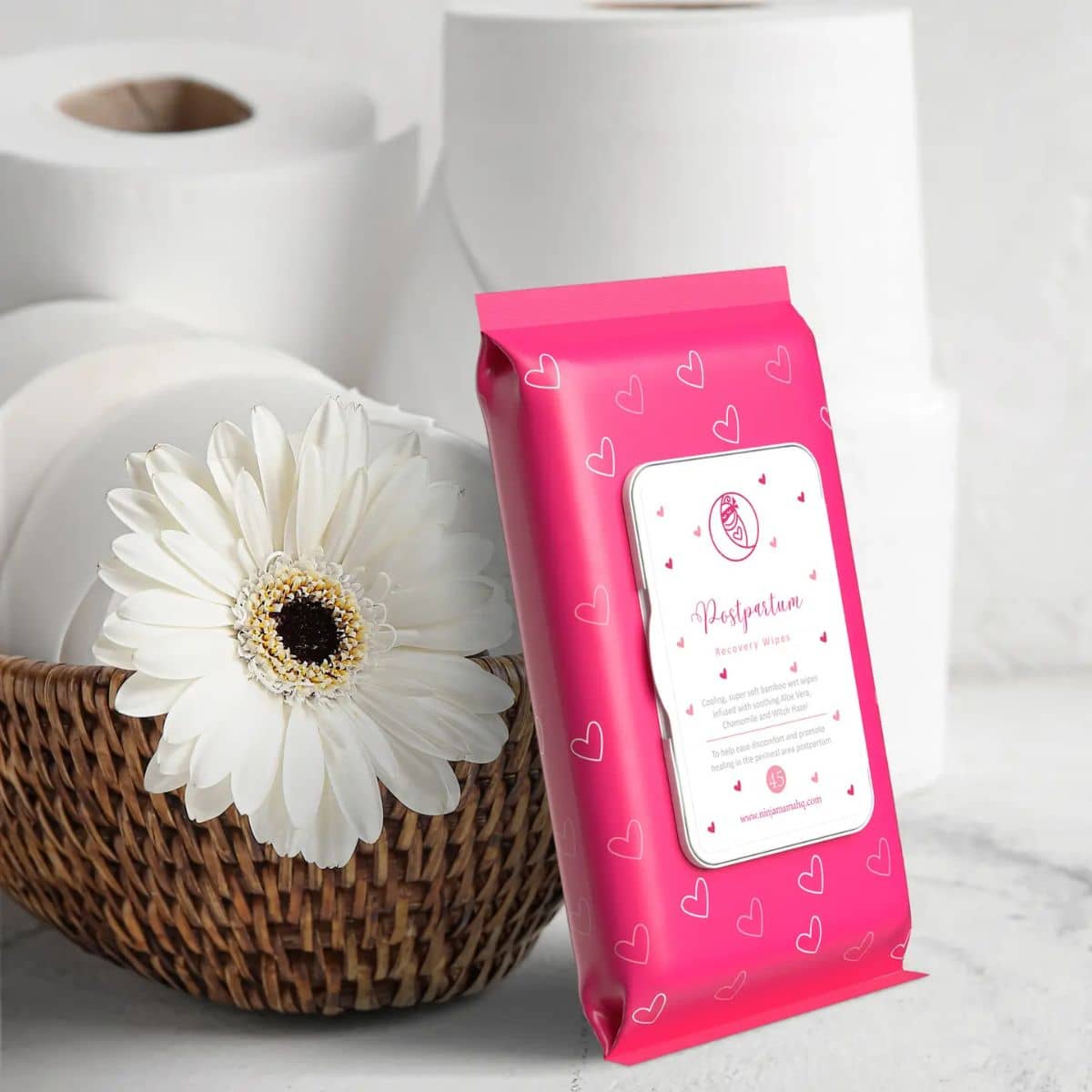 Ninja Mama Postpartum Perineal Witch Hazel Recovery Wipes