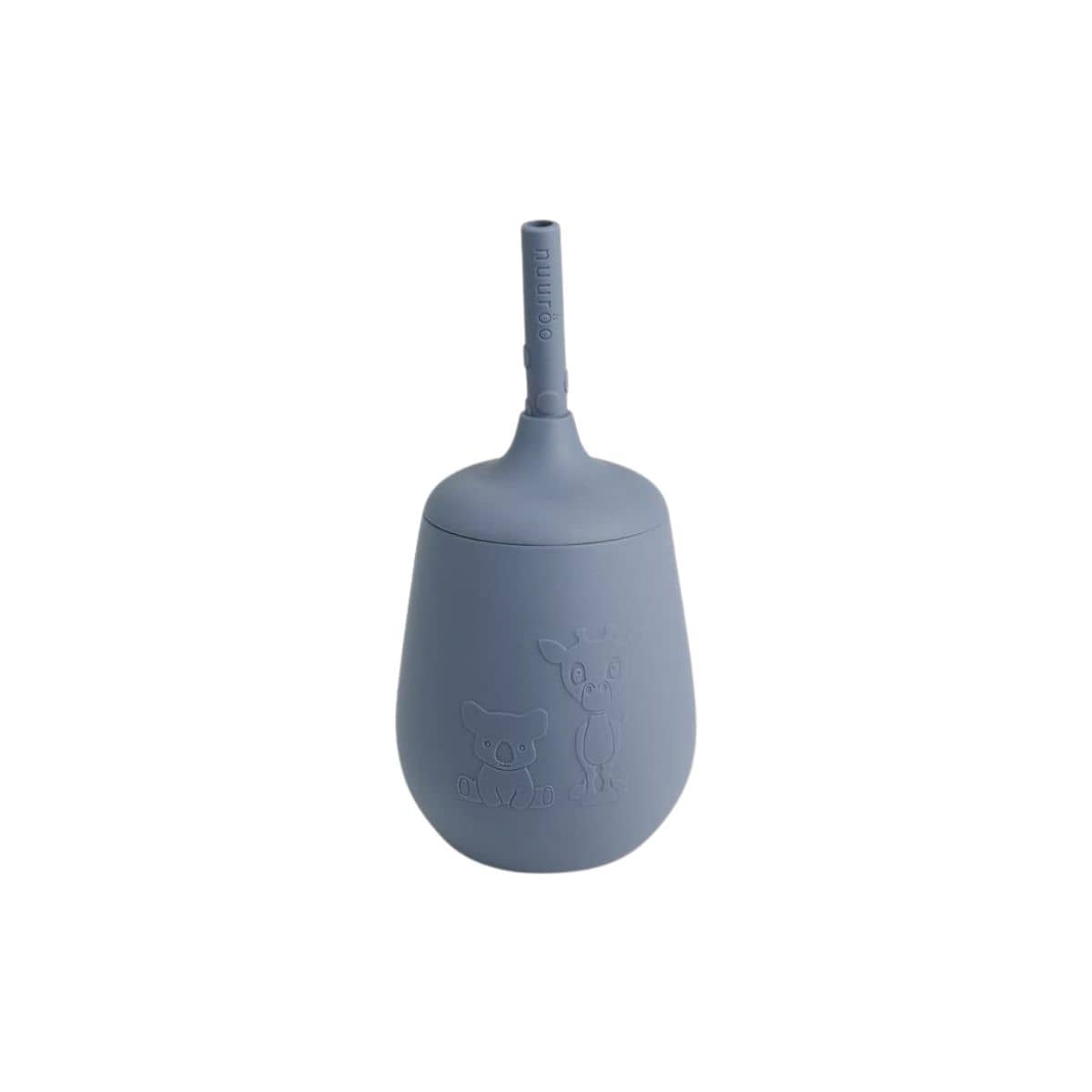 Nuuroo Adita Silicone Cup with Straw - Bering Sea
